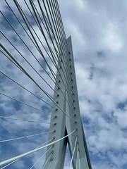 Papier Peint photo autocollant Pont Érasme Erasmusbrug Rotterdam