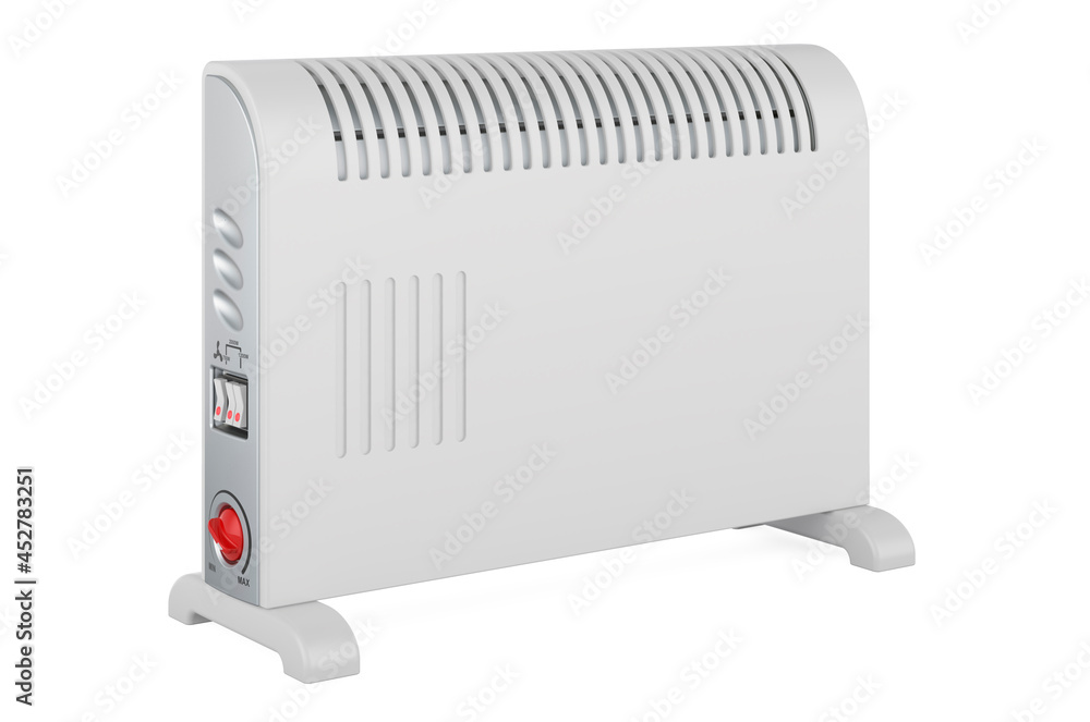 Poster convection heater, 3d rendering