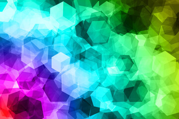 Obraz premium Abstract Geometric Cube Wallpaper Background Texture