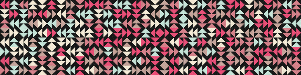 Fototapeta premium Abstract Geometric Pattern generative computational art illustration