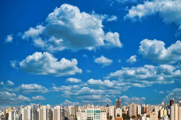 Naklejka premium Foto aérea da cidade de São Paulo