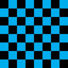 Black and blue checkerboard pattern background. Check pattern designs for decorating wallpaper. Vector background.