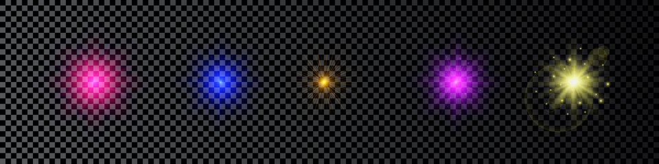 Fototapeta premium Light effect of lens flare