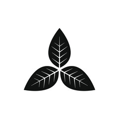 Leaf icon. Leaves logo flat design isolated on white background. Vector illustration