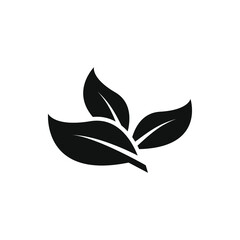 Leaf icon. Leaves logo flat design isolated on white background. Vector illustration