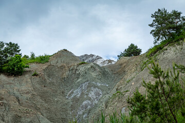 The mountain of salt from the Praid on June 19, 2021 in Praid, Harghita.