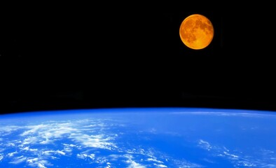 Planet Earth from space 3D illustration (Elements of this image furnished by NASA) 3d render