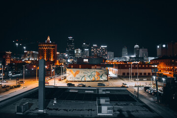Fototapeta na wymiar Kansas City at night