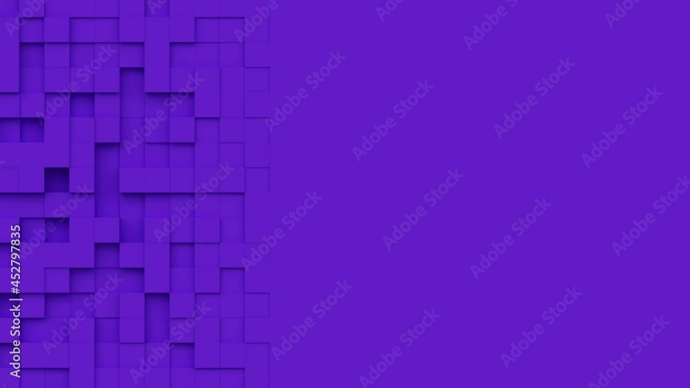 Poster geometric modern animated seamless looping abstract background. 3d render design element, creative m