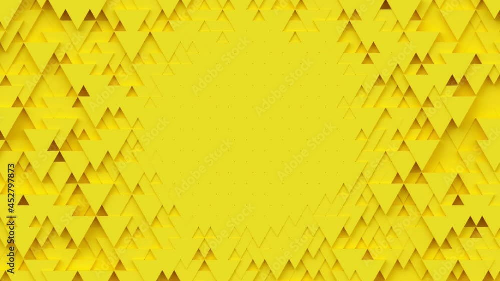 Poster geometric modern animated seamless looping abstract background. 3d render design element, creative m