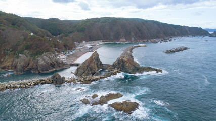 《岩手県・久慈市》夫婦岩