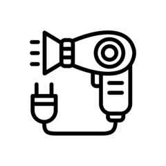 Hair Dryer Icon Vector