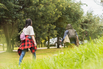 Obraz premium A day in the park.