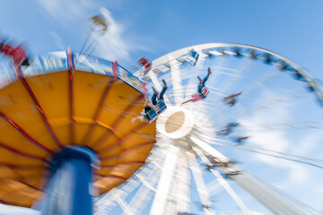 Amusement Park Swing at the Navy Pier