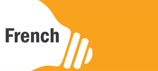 Fototapeta premium French in lamp background illustration