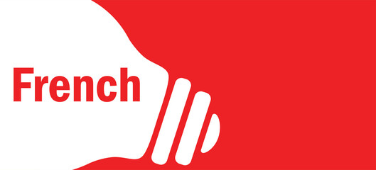 Fototapeta premium French in lamp background illustration