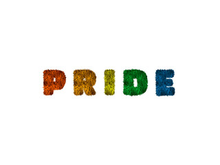 colored furry pride lettering