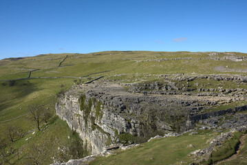 Fototapeta na wymiar landscape with natural cliff