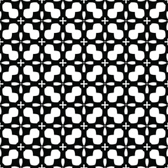 floral seamless pattern background.Geometric ornament for wallpapers and backgrounds. Black and white pattern.