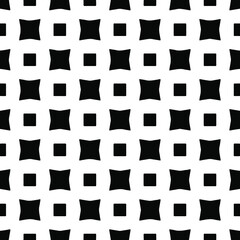 floral seamless pattern background.Geometric ornament for wallpapers and backgrounds. Black and white pattern.