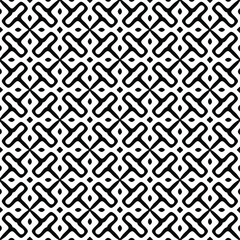 floral seamless pattern background.Geometric ornament for wallpapers and backgrounds. Black and white pattern.