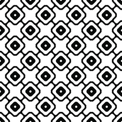 floral seamless pattern background.Geometric ornament for wallpapers and backgrounds. Black and white pattern.