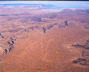 Marree Man is 4.2 kilometres long and 28 kilometres around the circumference, in outback South...