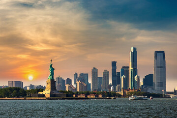 Statue of Liberty and Manhattan