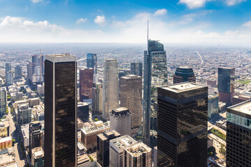 Fototapeta premium Panoramic view of Los Angeles