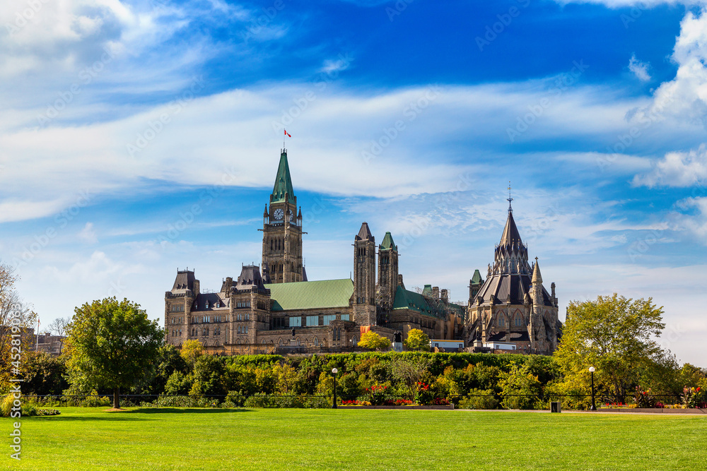 Canvas Prints Canadian Parliament in Ottawa