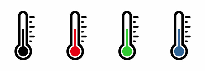 thermometer icon vector sign symbol