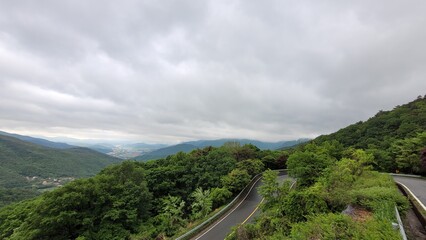 nice mountain scenery in Korea