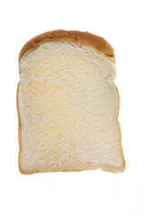 Bread on a white background.