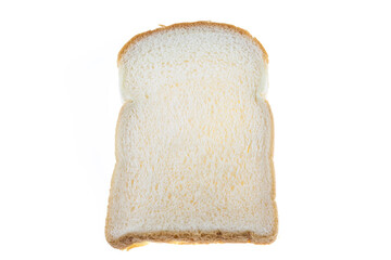 Bread on a white background.