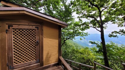 A secluded hermitage at Sinbulsan Mountain in Ulju-gu, South Korea