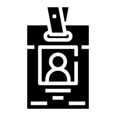 employee glyph icon