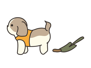 犬の糞の後始末。 © yamamedal