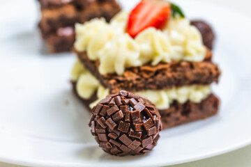 brigadeiro with cake