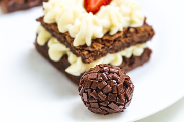 brigadeiro with cake