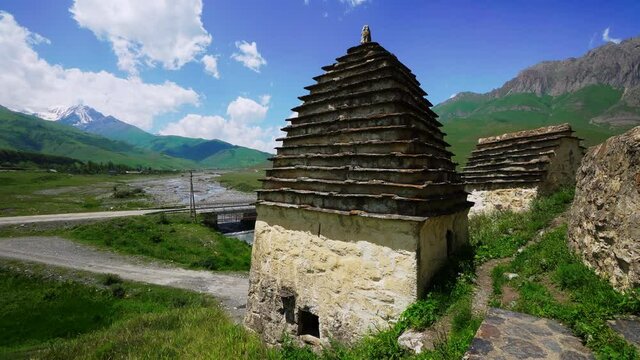 North Ossetia, Caucasus. Ancient Architecture