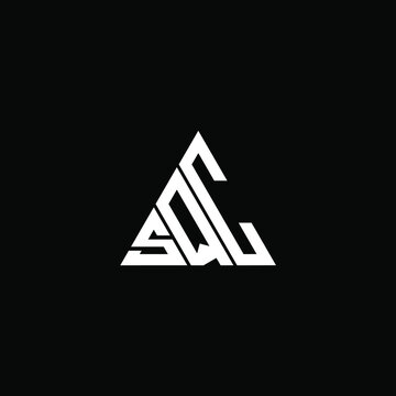 SQC letter logo creative design. SQC unique design
