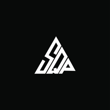 SQP letter logo creative design. SQP unique design