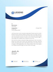 Letterhead TemplateModern Official A4 Letterhead Template