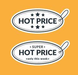 Set of Stickers for marketplace, Hot Price