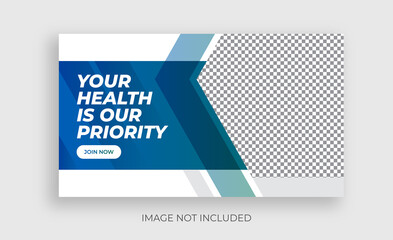 medical youtube thumbnail template