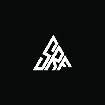 SRF letter logo creative design. SRF unique design
