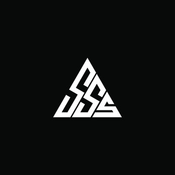 SSS letter logo creative design. SSS unique design