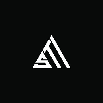STI letter logo creative design. STI unique design
