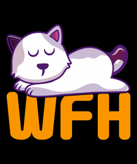 Work from home t-shirt design