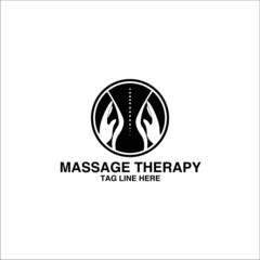 massage rehabilitation therapist relaxation vector